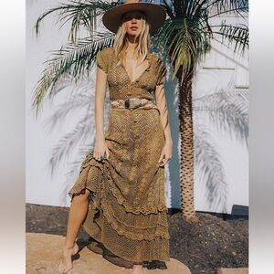 Chasing Unicorns💫 Moondance Crochet Maxi Dress sz L